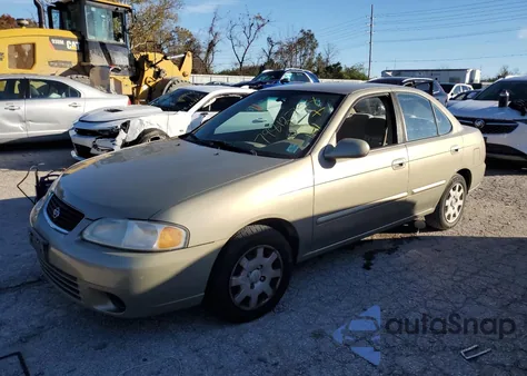 2000 Nissan Sentra Base z USA, uszkodzony, nr VIN 3N1CB51D6YL345881